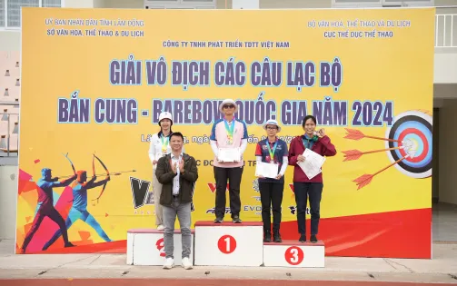 Thanh niên VTV giành huy chương Bạc tại Giải vô địch các CLB bắn cung Barebow quốc gia 2024