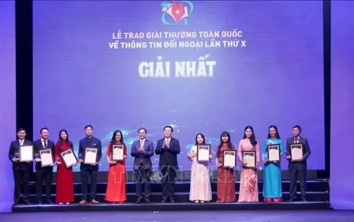 Đài THVN giành 4 Giải thưởng toàn quốc về thông tin đối ngoại lần thứ X