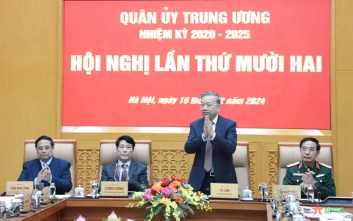 Tổng Bí thư Tô Lâm dự, chủ trì Hội nghị Quân ủy Trung ương lần thứ mười hai