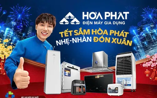 Đón Tết “nhẹ - nhàn - khỏe” với sản phẩm gia dụng mới từ Điện máy Gia dụng Hòa Phát