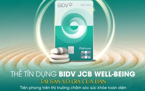 Chủ động chăm lo cho sức khoẻ với thẻ tín dụng quốc tế BIDV JCB Well-being