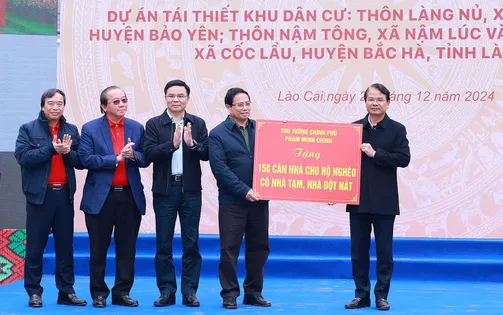 Vietjet chung tay mang đến những ngôi nhà đẹp như mơ cho người dân Làng Nủ