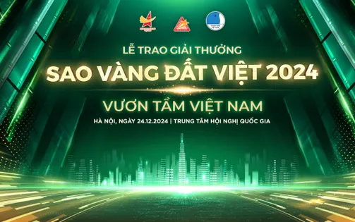 TRỰC TIẾP Lễ trao Giải thưởng Sao Vàng đất Việt 2024 (20h, VTV2)