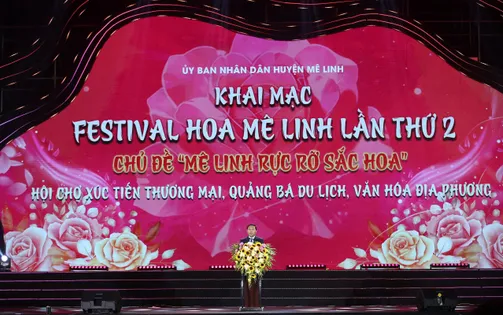 Lễ hội hoa lớn nhất Miền Bắc "Mê Linh rực rỡ sắc hoa"