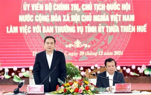 Chủ tịch Quốc hội: Thừa Thiên Huế phải mang tầm vóc của đô thị Trung ương