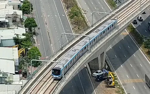 TP Hồ Chí Minh: Metro số 1 hoạt động qua đêm phục vụ người dân dịp Tết Dương lịch