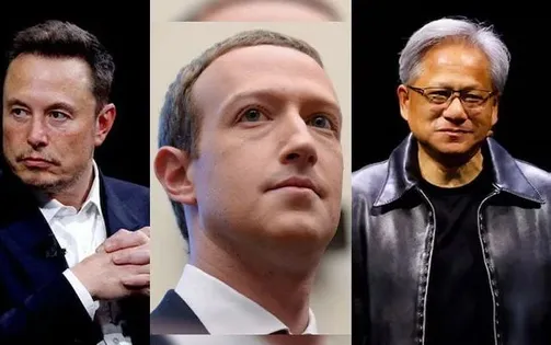 Elon Musk, Mark Zuckerberg và Jensen Huang dẫn dắt nhóm tỷ phú toàn cầu