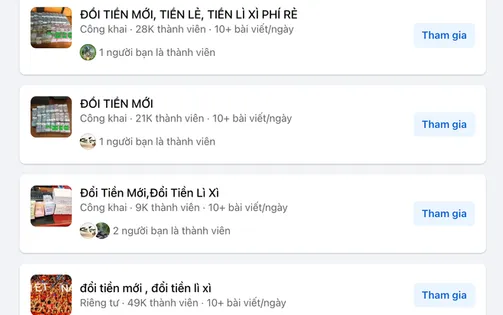 Nguy cơ vớ phải tiền giả, ''bùng'' cọc khi đổi tiền mới, tiền lẻ trên mạng xã hội