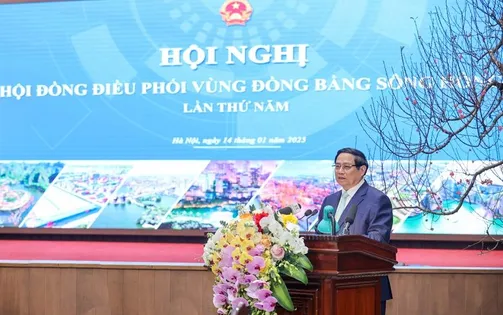 Thủ tướng Phạm Minh Chính chủ trì Hội nghị lần thứ 5 của Hội đồng điều phối vùng Đồng bằng sông Hồng