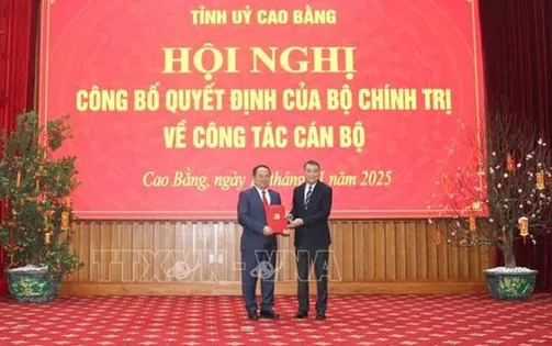 Ông Quản Minh Cường giữ chức Bí thư Tỉnh ủy Cao Bằng