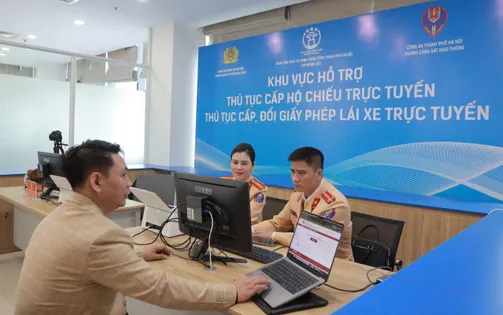 Triển khai địa điểm hướng dẫn cấp, đổi giấy phép lái xe trực tuyến tại Trung tâm phục vụ hành chính công TP Hà Nội