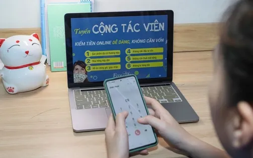 Làm cộng tác viên online, người phụ nữ ở Hà Nội bị lừa gần 5 tỷ đồng