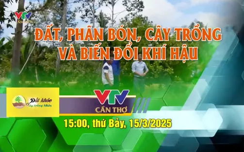 THTT “Đất khỏe - Cây trồng khỏe” trên VTV Cần Thơ