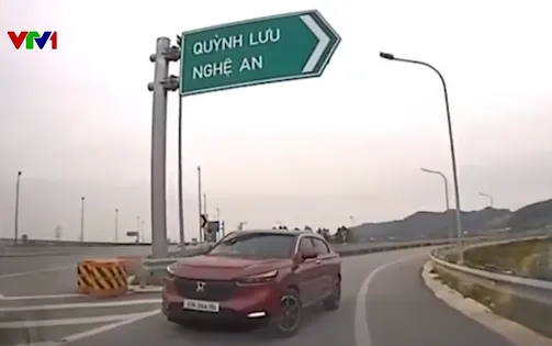 Rủi ro từ hành vi đi ngược chiều trên cao tốc