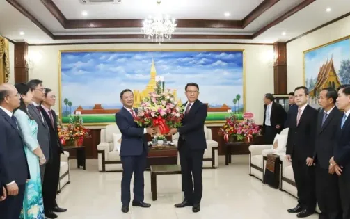 Việt Nam chúc mừng 70 năm Ngày thành lập Đảng Nhân dân Cách mạng Lào