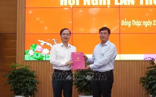 Chuẩn y ông Trần Trí Quang giữ chức Phó Bí thư Tỉnh ủy Đồng Tháp