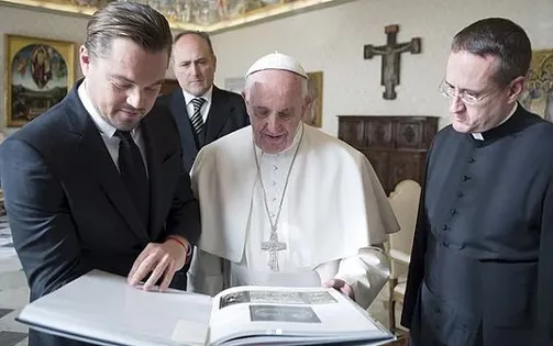 Leonardo DiCaprio ca ngợi Giáo hoàng Francis về những hoạt động vì môi trường