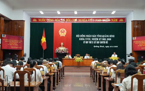Quảng Bình: Thông qua Nghị quyết sắp xếp xã, hợp nhất tỉnh