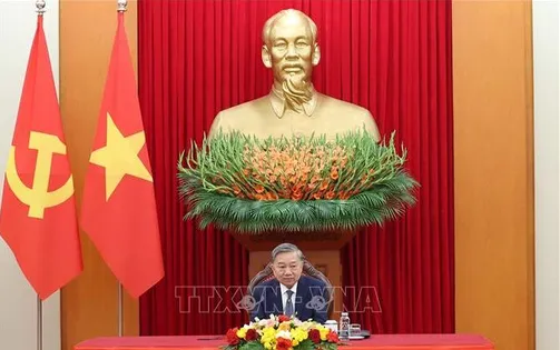 Tổng Bí thư Tô Lâm điện đàm với Chủ tịch Hội đồng Châu Âu