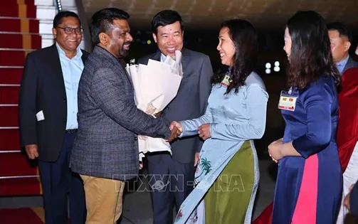 Tổng thống Sri Lanka Anura Kumara Dissanayaka bắt đầu thăm cấp Nhà nước đến Việt Nam