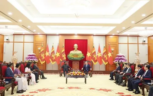 Tổng Bí thư Tô Lâm tiếp Tổng thống Sri Lanka