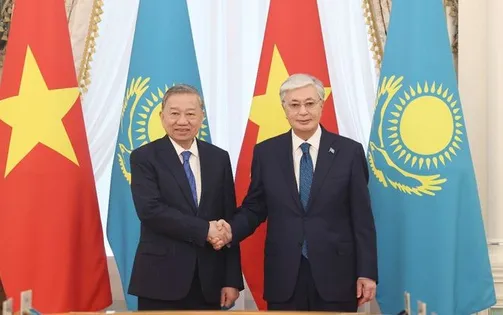 Nâng cấp quan hệ Việt Nam - Kazakhstan lên Đối tác chiến lược