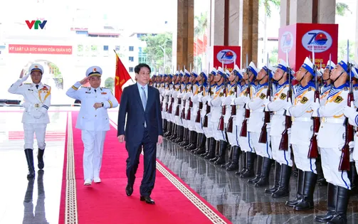 Chủ tịch nước dự Lễ kỷ niệm 70 năm Ngày thành lập Hải quân nhân dân Việt Nam