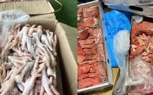 Thu giữ hơn 2,5 tấn thực phẩm đông lạnh không rõ nguồn gốc ở Đà Lạt