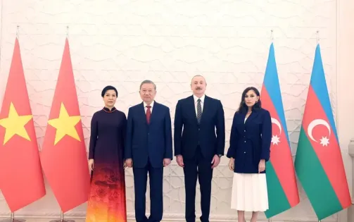 Lễ đón Tổng Bí thư Tô Lâm và Phu nhân thăm cấp Nhà nước Azerbaijan