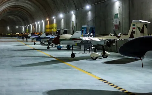 Iran công bố căn cứ máy bay không người lái dưới lòng đất mới