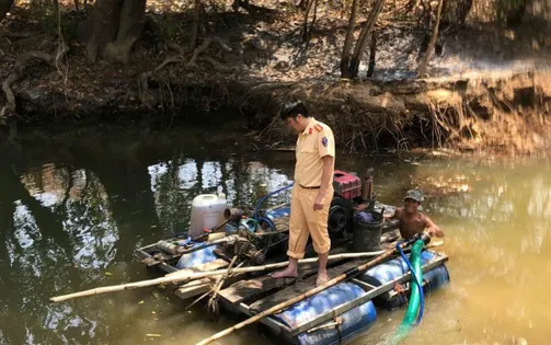 Đắk Lắk: Phát hiện 2 vụ khai thác cát trái phép