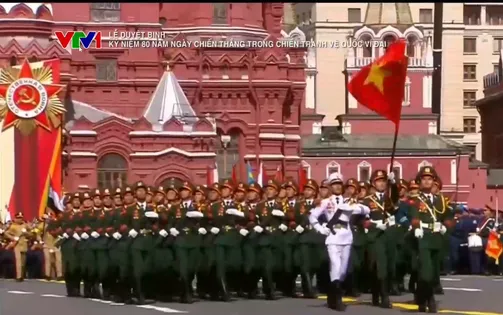 VIDEO: Quân đội nhân dân Việt Nam tham gia Lễ duyệt binh kỷ niệm 80 năm Ngày Chiến thắng tại Nga
