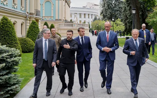 Các nhà lãnh đạo châu Âu và Ukraine ủng hộ đề xuất ngừng bắn của ông Trump