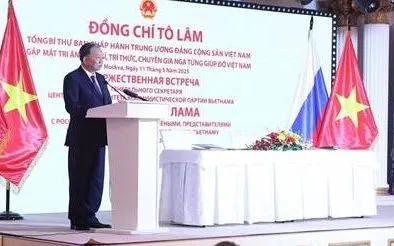 Tổng Bí thư Tô Lâm gặp mặt tri ân với các nhân sĩ, trí thức, chuyên gia Nga từng giúp đỡ Việt Nam