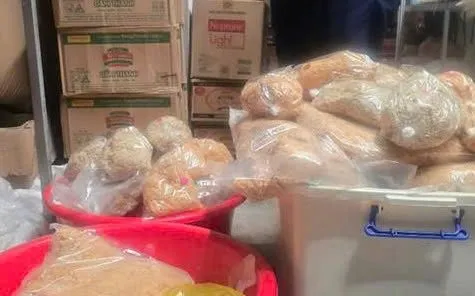 Ninh Bình: 100kg ruốc gà không rõ xuất xứ bị lực lượng chức năng phát hiện