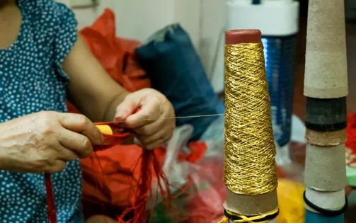 Nghề se chân chỉ hạt bột - Tinh hoa thủ công giữa lòng Hà Nội