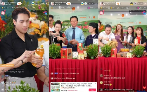 Đào tạo livestream bán hàng cho 300.000 tiểu thương chợ truyền thống