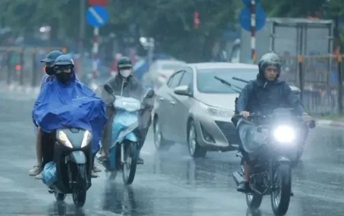 Bắc Bộ và Thanh Hóa tiếp tục mưa dông, có nơi trên 80 mm