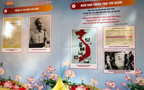 Trưng bày chuyên đề “Miền Nam nhớ mãi ơn Người”