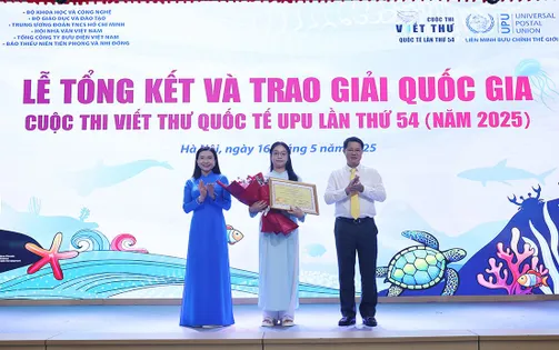 Nữ sinh Đà Nẵng giành giải Nhất Việt Nam của cuộc thi Viết thư UPU Quốc tế 2025