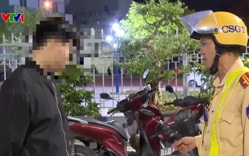 Tăng tuần tra đêm xử lý thanh, thiếu niên vi phạm giao thông