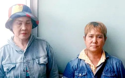 Cảnh sát hình sự phối hợp chặn bắt hai phụ nữ bắt cóc trẻ em để đe dọa đòi nợ