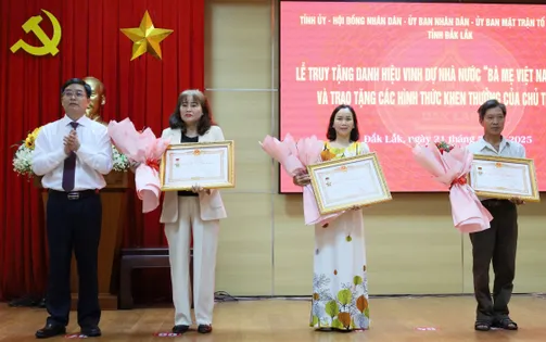 Đắk Lắk: Truy tặng danh hiệu vinh dự Nhà nước "Bà mẹ Việt Nam Anh hùng"