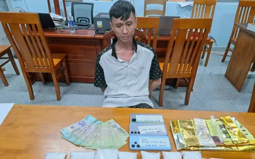 Triệt phá đường dây ma túy, tạm giữ 6 đối tượng, thu giữ 1,4 kg ma túy đá