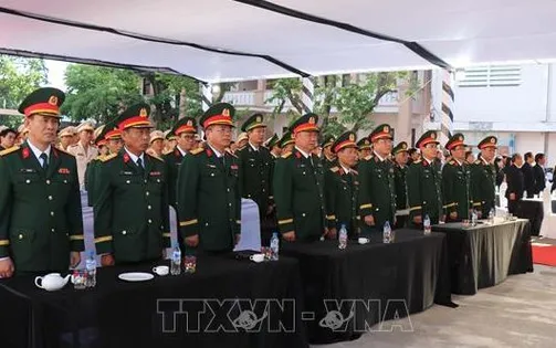 Trang nghiêm Lễ viếng nguyên Chủ tịch nước Trần Đức Lương tại Quảng Ngãi