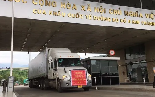 Ưu tiên thông quan nông sản qua cửa khẩu Kim Thành