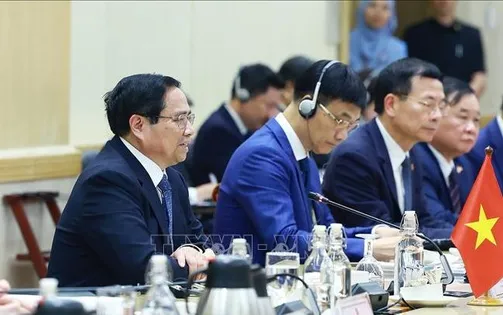 Thủ tướng Phạm Minh Chính hội đàm với Thủ tướng Malaysia Anwar Ibrahim