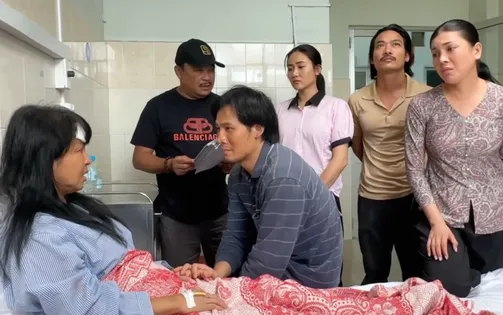 Hậu trường “Mẹ biển”: Cảnh bà Hậu nhận ra con khiến ai cũng khóc