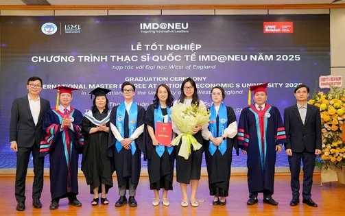 Cầu nối tri thức từ chương trình Thạc sĩ quốc tế IMD@NEU