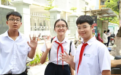 Thí sinh Đà Nẵng hoàn thành môn thi cuối cùng kỳ tuyển sinh lớp 10